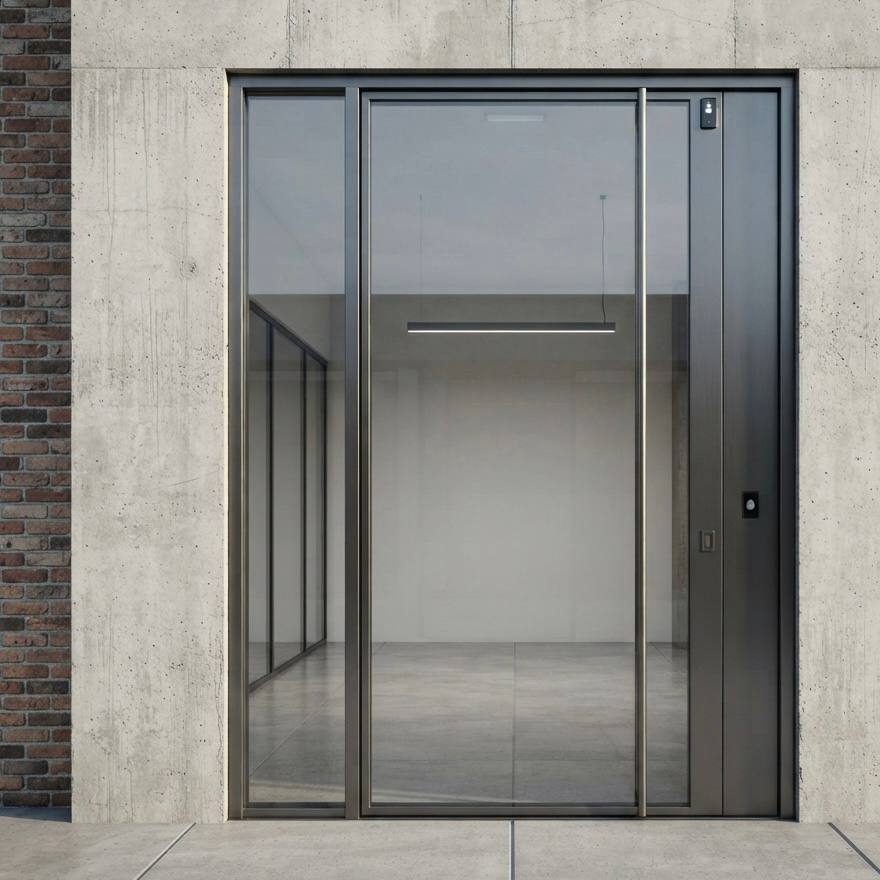 "Nexus Steel & Glass" — Minimalism and Technology