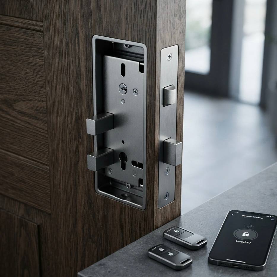 "Vanguard Keyless Ultra" — Invisible Anti-Break-In Lock