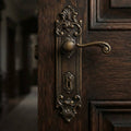 "Kensington Imperial Handle Set" — Backplate Lever Handle Set