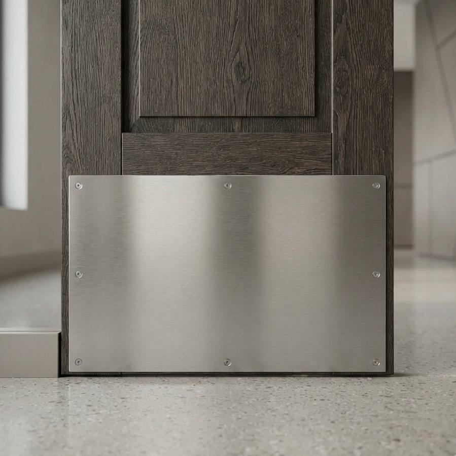 "Nexus Stainless Kick Plate" — Protective Kick Plate for Door Bottom
